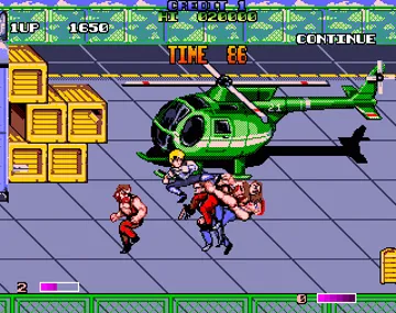 Double Dragon II - The Revenge screen shot game playing